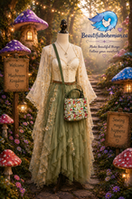 Load image into Gallery viewer, Gnomie dreams quilted tote