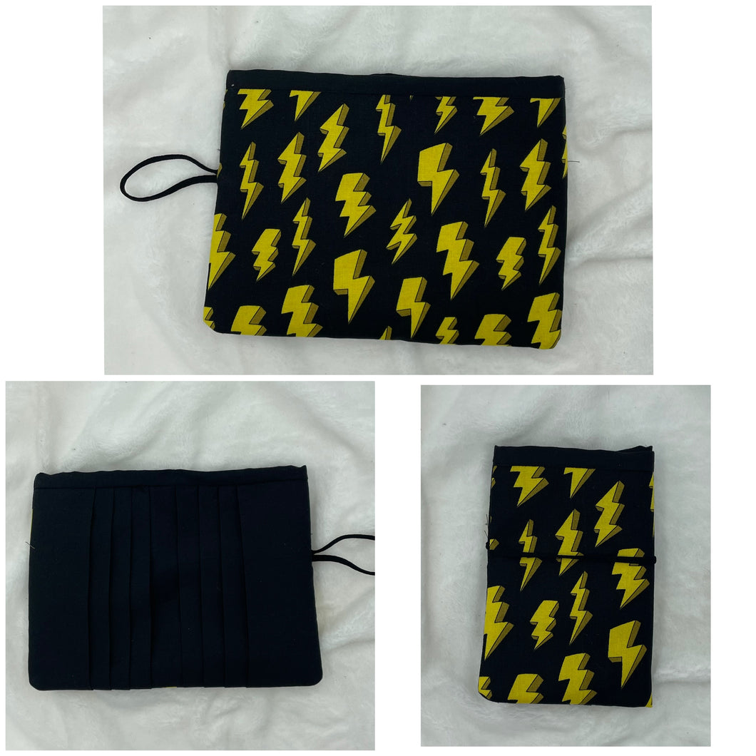 Lightning Bolt Boho Billfold Wallet