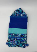 Load image into Gallery viewer, Blue Abstract Boho Travel Bag