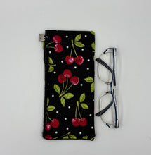 Load image into Gallery viewer, Cherries Boho glasses case