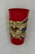 Load image into Gallery viewer, Beige Butterfly Boho Drink Cozie