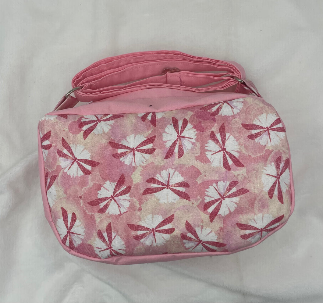 Pink Dragonfly Boho Bitty Bag