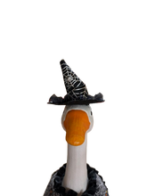 Load image into Gallery viewer, Black Witchy Cape and Hat porch goose outfit