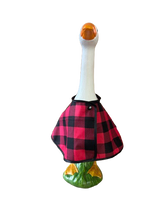 Load image into Gallery viewer, Buffalo Plaid Porch Goose Cape