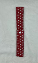 Load image into Gallery viewer, Red Stars Collar Cooler with snap closure