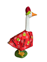 Load image into Gallery viewer, Merry Grinchmas Porch goose outfit with hat