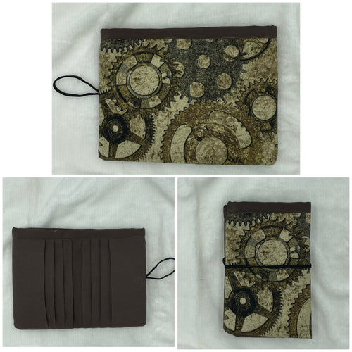 Steampunk Boho Billfold Wallet