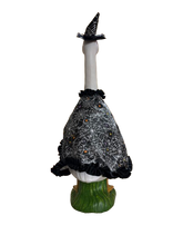 Load image into Gallery viewer, Black Witchy Cape and Hat porch goose outfit