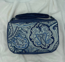 Load image into Gallery viewer, Blue Abstract Boho Bigger Bag