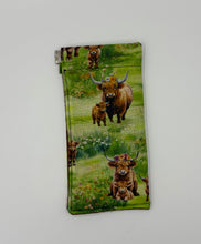 Load image into Gallery viewer, Highland Cow Boho Glasses Case