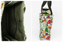 Load image into Gallery viewer, Gnomie dreams quilted tote
