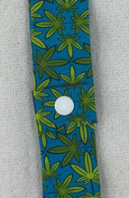 Load image into Gallery viewer, Blue Pot Leaf Collar Cooler with Snap Closure