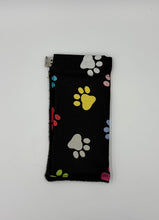Load image into Gallery viewer, Large Paw Print Boho Glasses Case