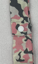 Load image into Gallery viewer, Pink Camo Collar cooler with snap closure