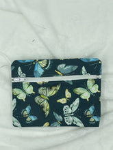 Load image into Gallery viewer, Blue Butterfly Boho Go Pouch