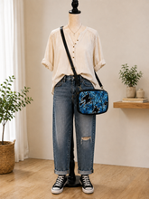Load image into Gallery viewer, Witches Boho Bitty Bag (glow in the dark)