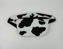 Load image into Gallery viewer, Cow Print Boho Mini Belt Bag