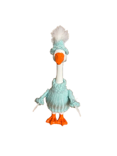 Load image into Gallery viewer, Light Blue Goosey Sweater for 12” porch/desk Goose