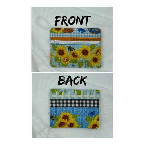 Yellow Sunflower Boho Go Pouch