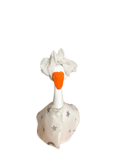 Load image into Gallery viewer, Glow in the dark Galaxy Cape for small porch/desk goose