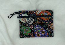 Load image into Gallery viewer, Sugar Skulls Boho Go pouch