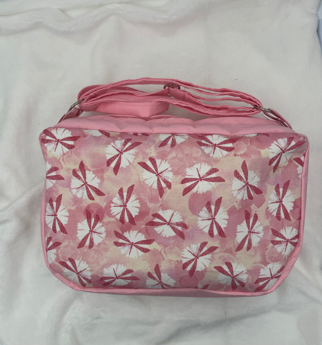 Pink Dragonfly Boho Bigger Bag