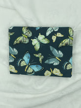 Load image into Gallery viewer, Blue Butterfly Boho Go Pouch