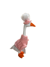 Load image into Gallery viewer, Pink Goosey Sweater and Hat (12”goose)