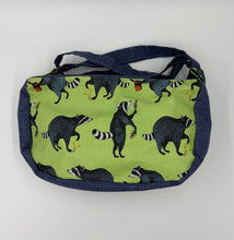 Load image into Gallery viewer, Green Trash Panda Boho Bitty Bag