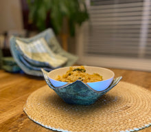 Load image into Gallery viewer, Clockwork Butterfly and Bee Boho Bowl Cozie