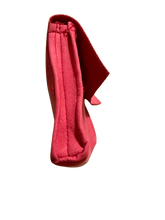 Load image into Gallery viewer, Red Faux Suede porch Goose Handbag