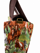 Load image into Gallery viewer, Wild Horses Boho Casual Tote