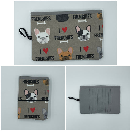 Frenchie Boho Billfold Wallet